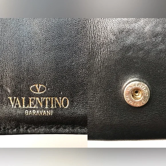 Valentino Garavani Rockstud Leather Trifold Wallet 😍🖤🔥 - Picture 11 of 17